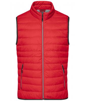 Heren Men's Down Vest Rood/zilver 8495