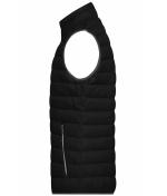 Herren Men's Down Vest Black/silver 8495