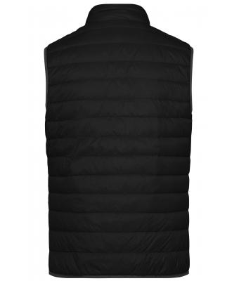 Herren Men's Down Vest Black/silver 8495