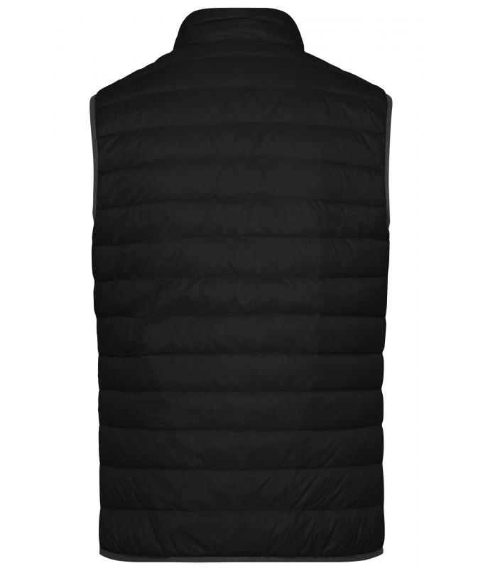 Herren Men's Down Vest Black/silver 8495