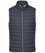 Herren Men's Down Vest Graphite/silver 8495