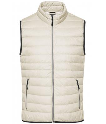 Herren Men's Down Vest Off-white/off-white 8495