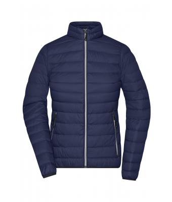Dames Ladies' Down Jacket Navy/zilver 8496