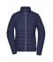 Dames Ladies' Down Jacket Navy/zilver 8496