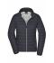 Damen Ladies' Down Jacket Graphite/silver 8496