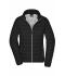 Dames Ladies' Down Jacket Zwart/zilver 8496