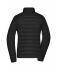 Dames Ladies' Down Jacket Zwart/zilver 8496