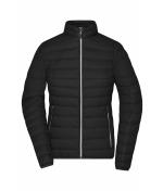 Femme Veste en duvet femme Noir/argent 8496