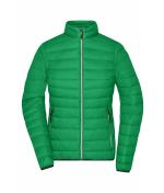 Femme Veste en duvet femme Vert-fougère/argent 8496