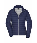 Femme Veste en duvet femme Marine/argent 8496