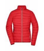 Femme Veste en duvet femme Rouge/argent 8496