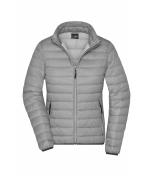 Femme Veste en duvet femme Argent-mélange/graphite 8496