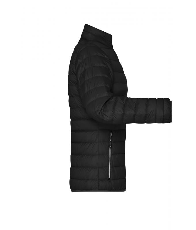 Femme Veste en duvet femme Noir/argent 8496