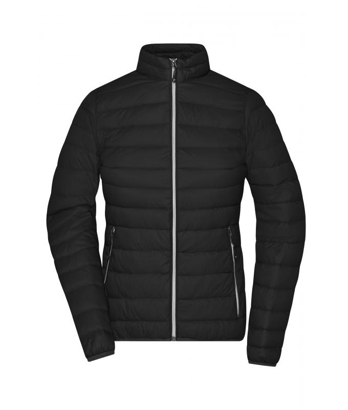 Femme Veste en duvet femme Noir/argent 8496