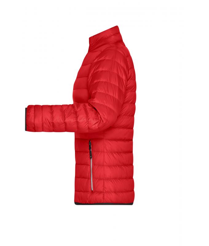Femme Veste en duvet femme Rouge/argent 8496