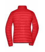 Femme Veste en duvet femme Rouge/argent 8496