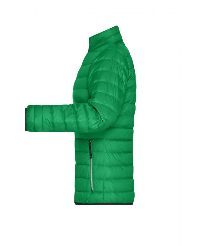 Femme Veste en duvet femme Vert-fougère/argent 8496