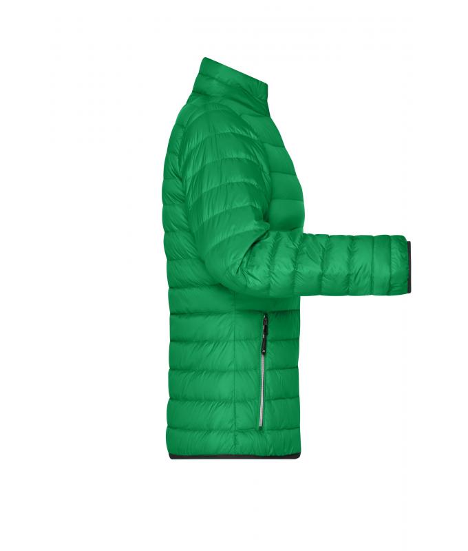 Femme Veste en duvet femme Vert-fougère/argent 8496