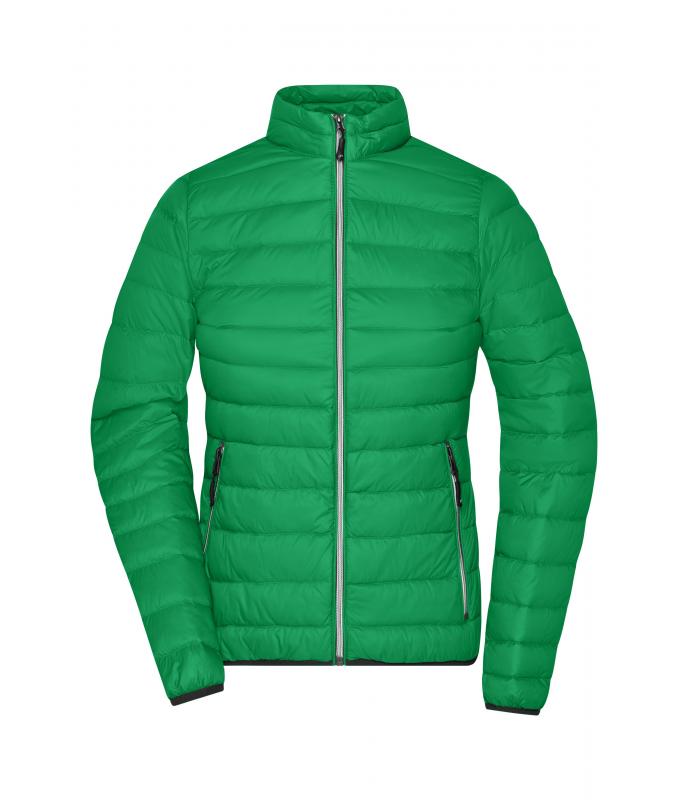 Femme Veste en duvet femme Vert-fougère/argent 8496
