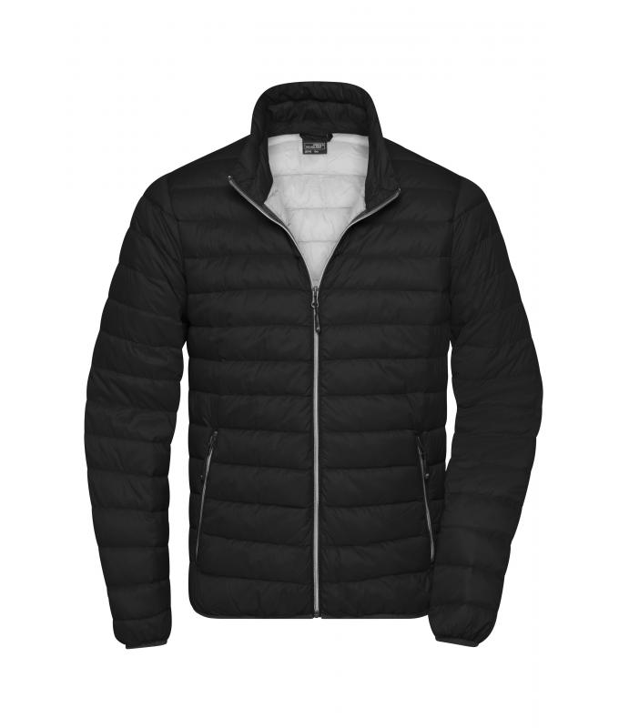 Men Men's Down Jacket Black/silver 8497