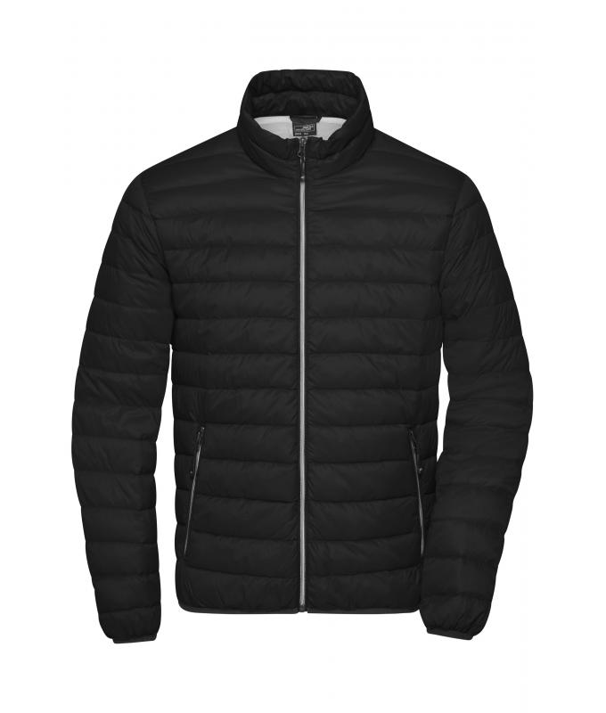 Men Men's Down Jacket Black/silver 8497