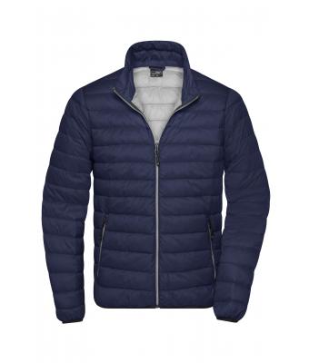 Heren Men's Down Jacket Navy/zilver 8497