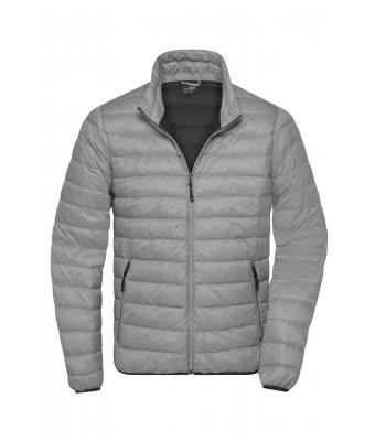 Herren Men's Down Jacket Silver-melange/graphite 8497