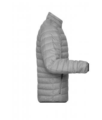 Herren Men's Down Jacket Silver-melange/graphite 8497