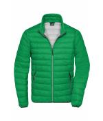 Men Men's Down Jacket Fern-green/silver 8497