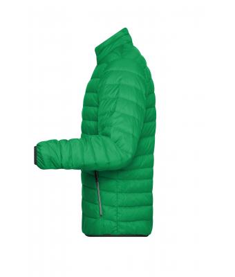 Men Men's Down Jacket Fern-green/silver 8497