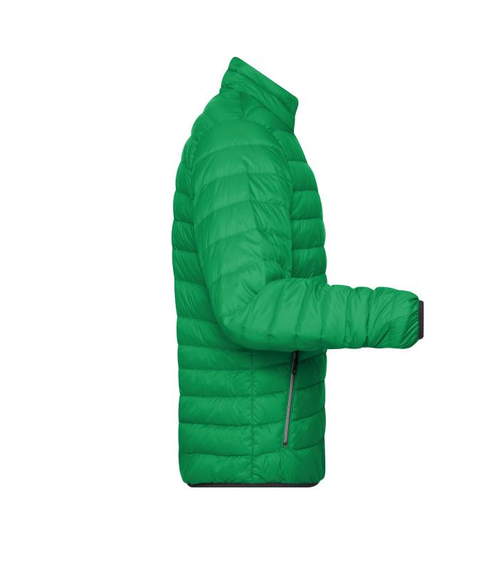 Men Men's Down Jacket Fern-green/silver 8497