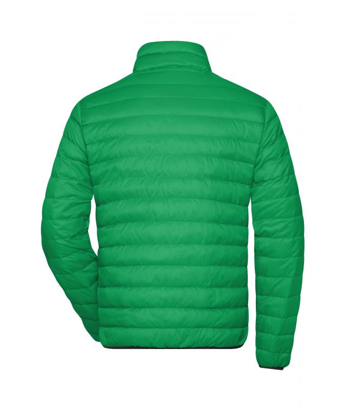 Men Men's Down Jacket Fern-green/silver 8497