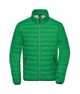 Men Men's Down Jacket Fern-green/silver 8497