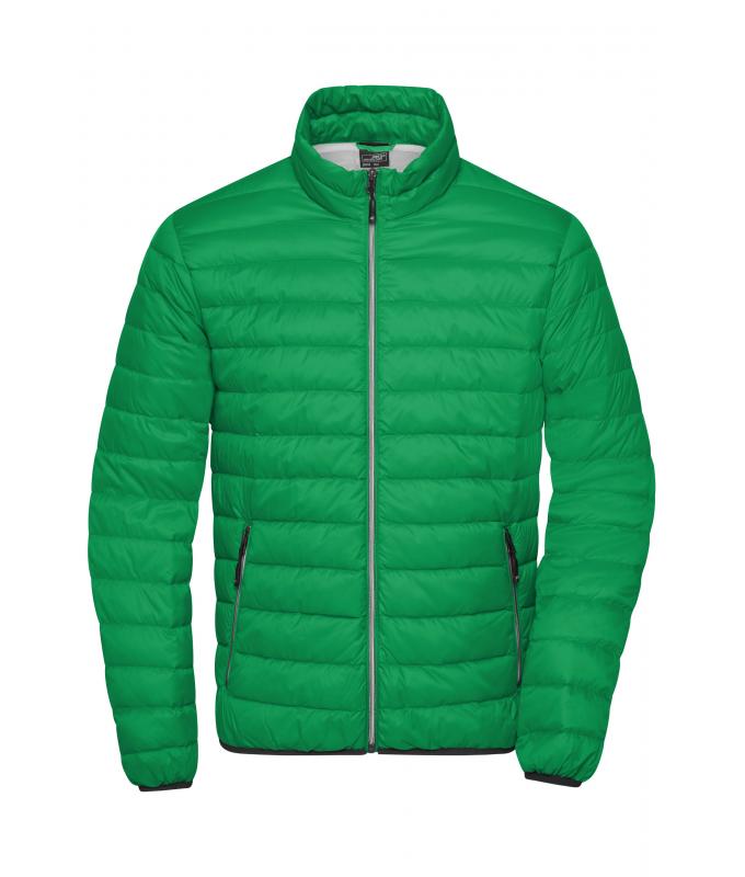 Men Men's Down Jacket Fern-green/silver 8497