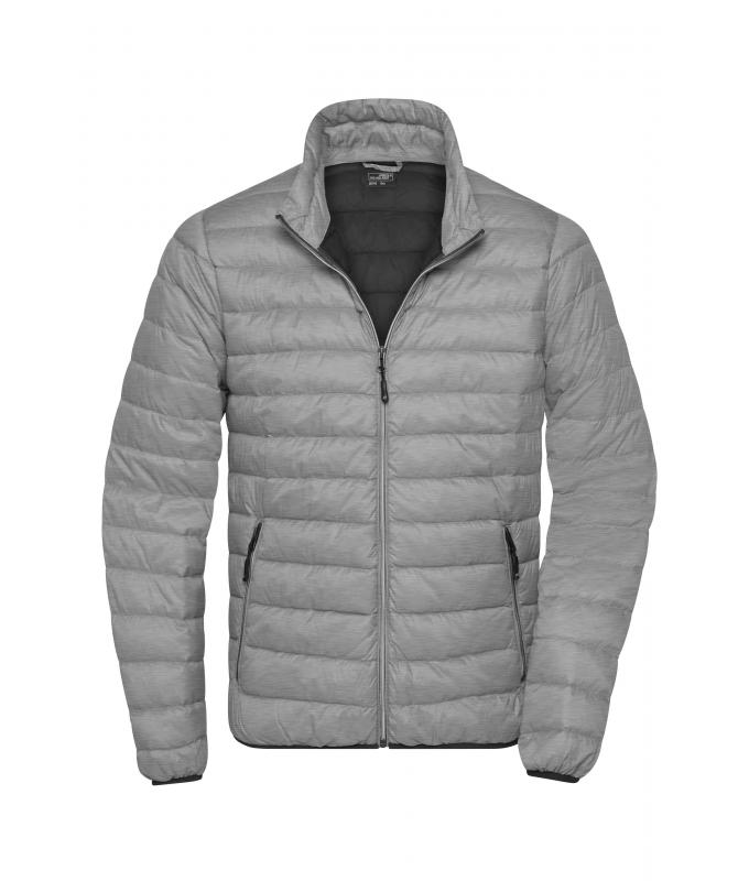 Men Men's Down Jacket Silver-melange/graphite 8497