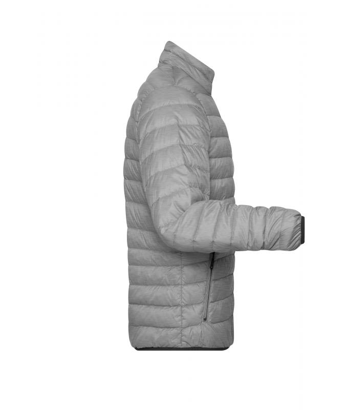 Men Men's Down Jacket Silver-melange/graphite 8497