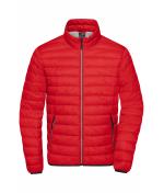 Herren Men's Down Jacket Red/silver 8497