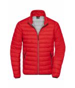 Men Men's Down Jacket Red/silver 8497