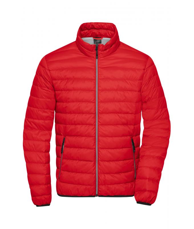 Men Men's Down Jacket Red/silver 8497