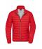 Heren Men's Down Jacket Rood/zilver 8497