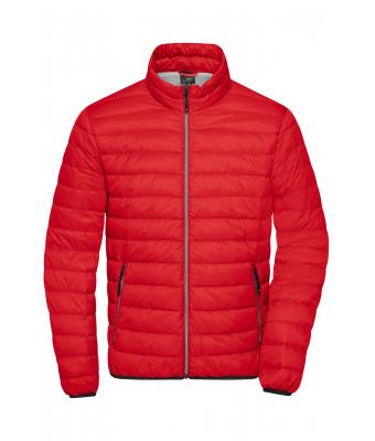 Heren Men's Down Jacket Rood/zilver 8497