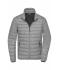 Homme Veste en duvet homme Argent-mélange/graphite 8497