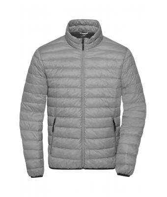 Homme Veste en duvet homme Argent-mélange/graphite 8497
