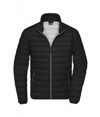 Homme Veste en duvet homme Noir/argent 8497