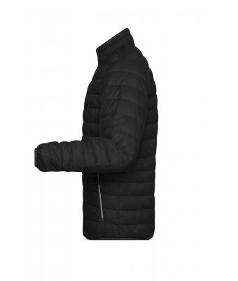 Homme Veste en duvet homme Noir/argent 8497