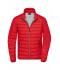 Homme Veste en duvet homme Rouge/argent 8497