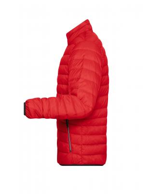 Homme Veste en duvet homme Rouge/argent 8497