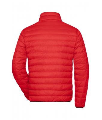 Homme Veste en duvet homme Rouge/argent 8497