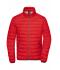 Homme Veste en duvet homme Rouge/argent 8497