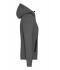 Ladies Ladies' Hooded Jacket Dark-melange 8612